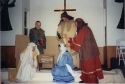 Wise Man Ford Forster Offers His Red Box To Baby Jesus